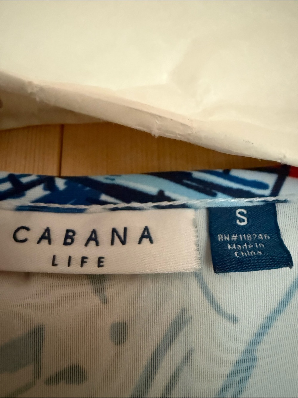 Cabana Life  Boat-Print BeachDress - White / Red & Blue - Picture 4 of 4